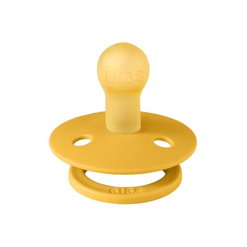 Succhietto Bibs Rotondo Colour - tg. 1 - gomma naturale - Ape Miele 