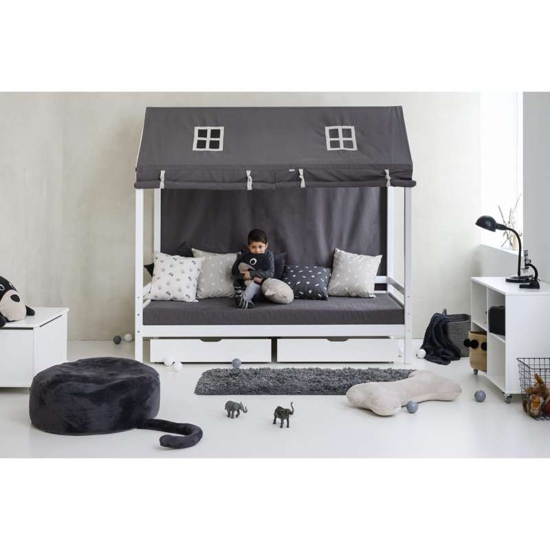 Hoppekids ECO Dream - Hausbett - 90x200cm - Weiß 