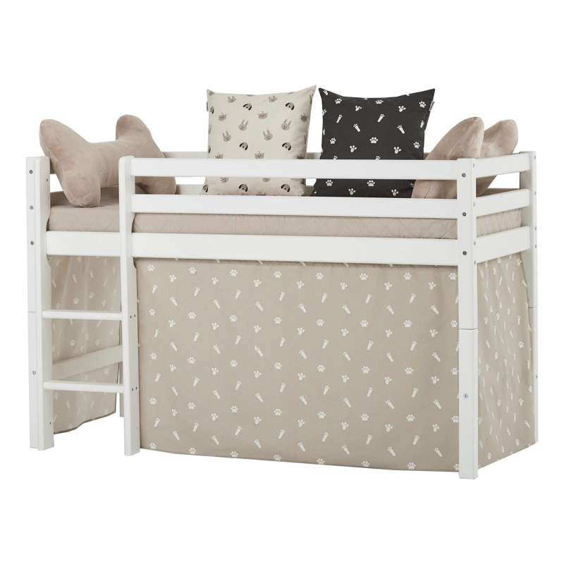 Hoppekids PETS Bed Curtain (Multiple Sizes) - Silver Cloud 