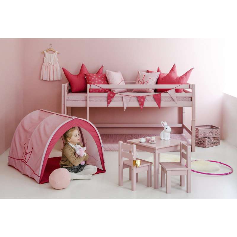 Hoppekids Pokrowiec na materac - 12 cm. - Wiele rozmiarów - Pale Rose 
