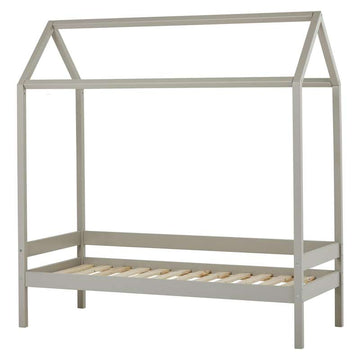 Hoppekids ECO Comfort - Domečková postel - 70x160 cm. - Dove Grey 