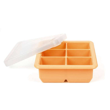 Haakaa Silicone Freezer Tray with Lid - Apricot 