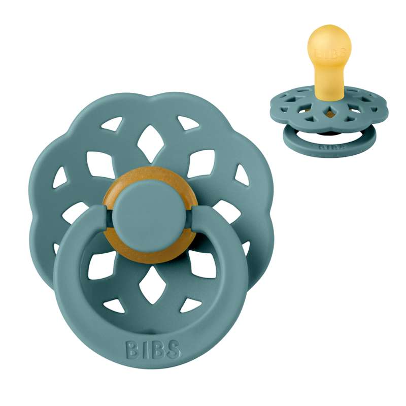 Bibs Boheme Pacifier - sz. 1 - natural rubber - Island Sea 