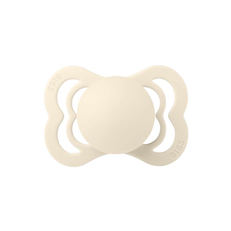 Bibs Supreme Pacifier - sz. 1 - Silicone - Ivory 