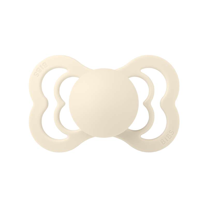 Bibs Supreme Pacifier - sz. 2 - natural rubber - Ivory 