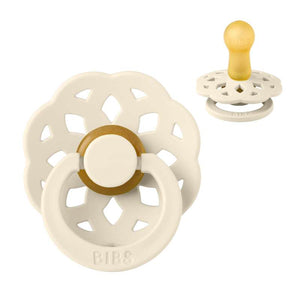 BIBS Runder Boheme Schnuller - Gr. 2 - Naturkautschuk - Ivory