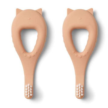 Liewood Zestaw szczoteczek do zębów Janelle - 2-pak - Tuscany Rose 