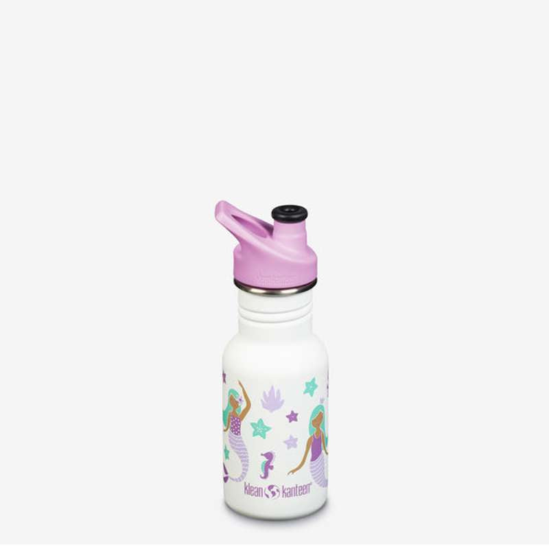 Klean Kanteen Classic бутилка за пиене - Kid SportCap - 355ml - Русалки 