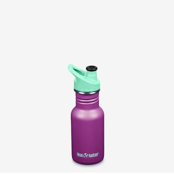 Klean Kanteen Classic Trinkflasche - Kid SportCap - 355ml - Sprudelnde Traube 