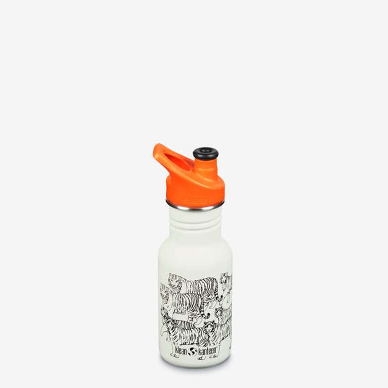 Klean Kanteen Classic Trinkflasche - Kid SportCap - 355ml - Tiger 