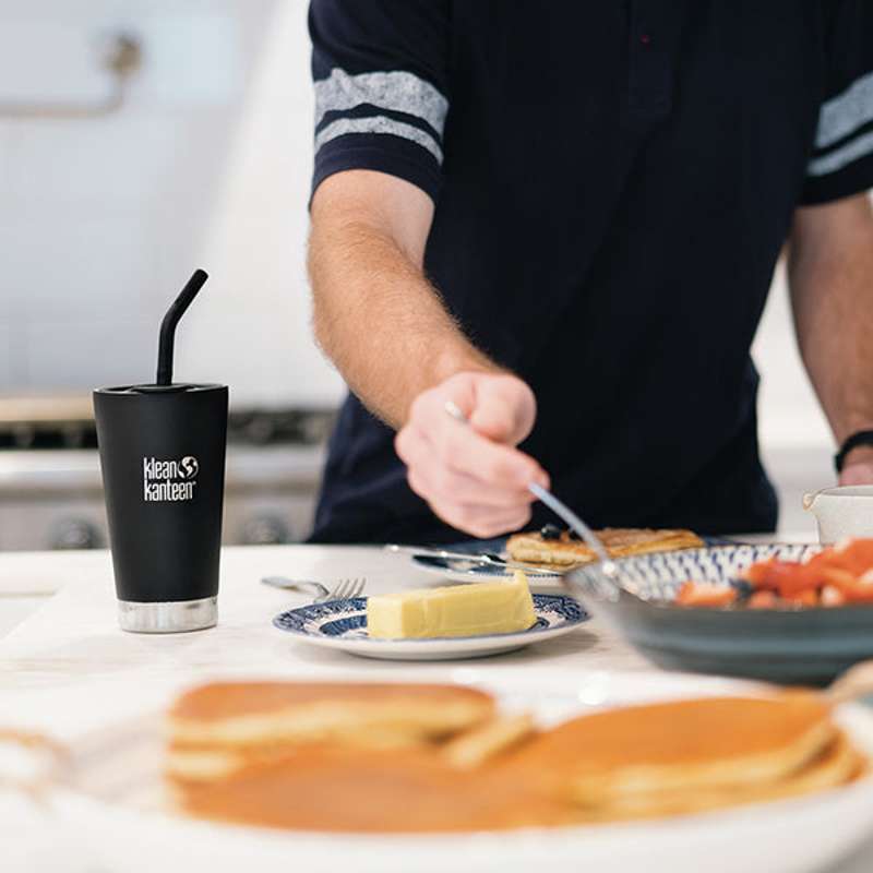 Klean Kanteen Rozsdamentes Acél Szívószál Szilikon Végződéssel - 4 db - 8mm - Többszínű 