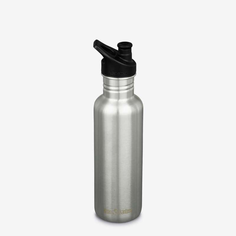 Klean Kanteen Classic Water Bottle - SportCap - 800ml - Brushed Stainless 