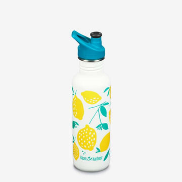 Klean Kanteen Classic Trinkflasche - SportCap - 800ml - Zitronen 