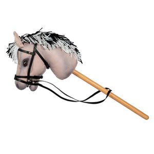 By Astrup Hobbyhorse - Luna with Short Man - Gray 