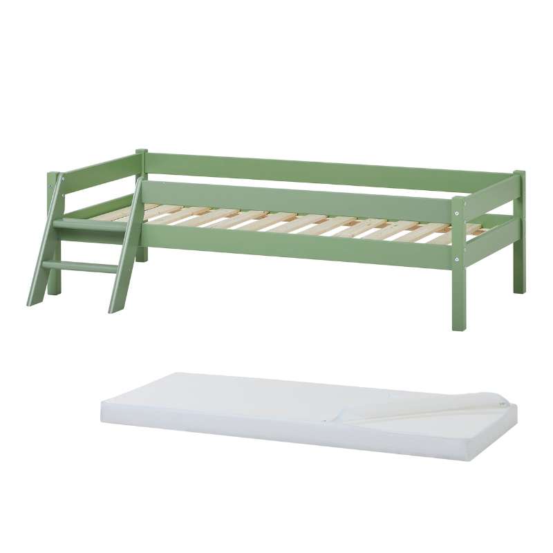 Kid'oh Juniorská postel m. Sweet Dream Madras - 70x160 cm - Zelená 