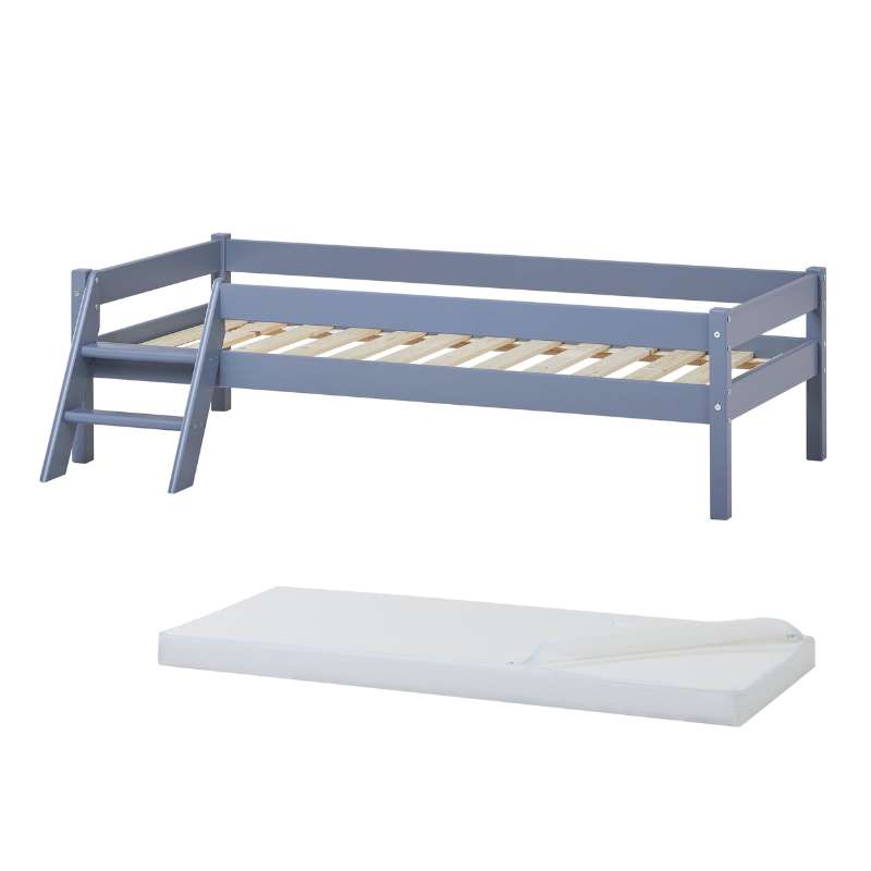 Kid'oh Juniorská postel m. Sweet Dream Madras - 70x160 cm - Šedá 