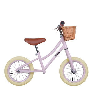 Kid'oh Bicicleta de carga con cesta - Pale Rose 