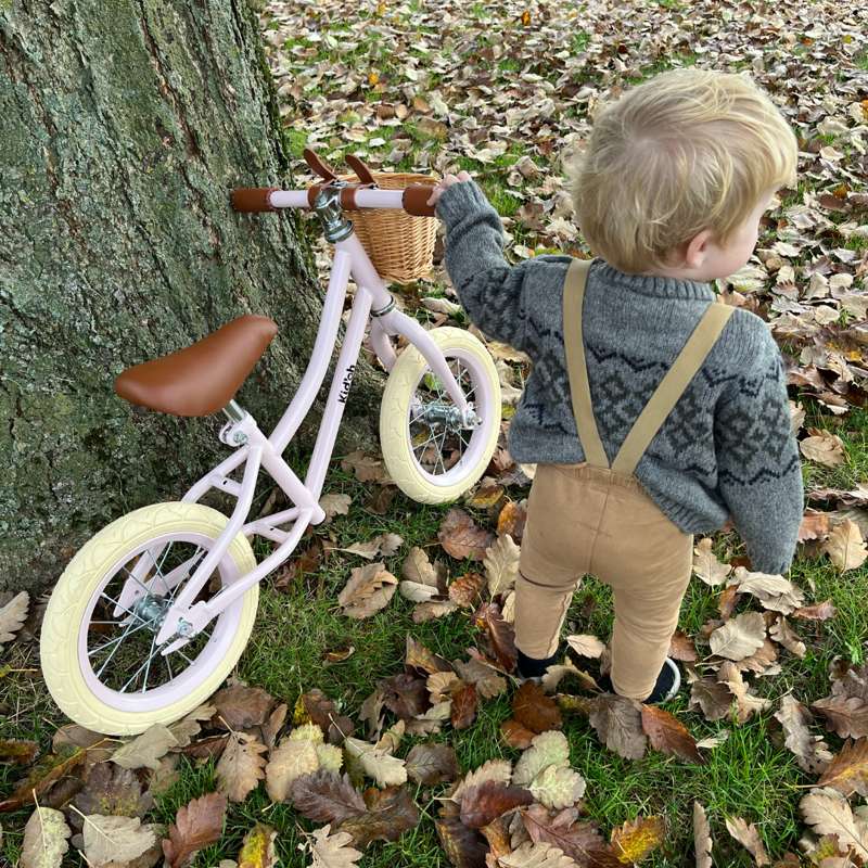 Kid'oh Vélo de ville avec panier - Pale Rose 