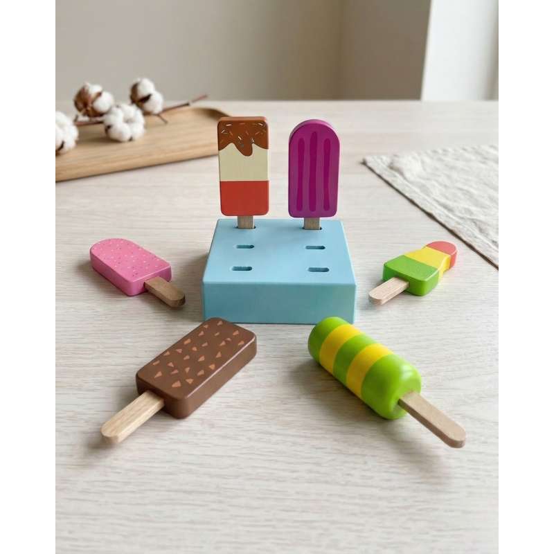 Kid'oh Play Food - Ice pops - 6 pcs. 