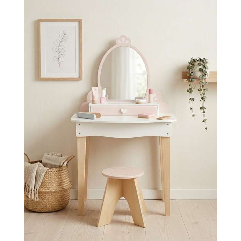 Kid'oh Makeuptafel met Kruk en Accessoires 