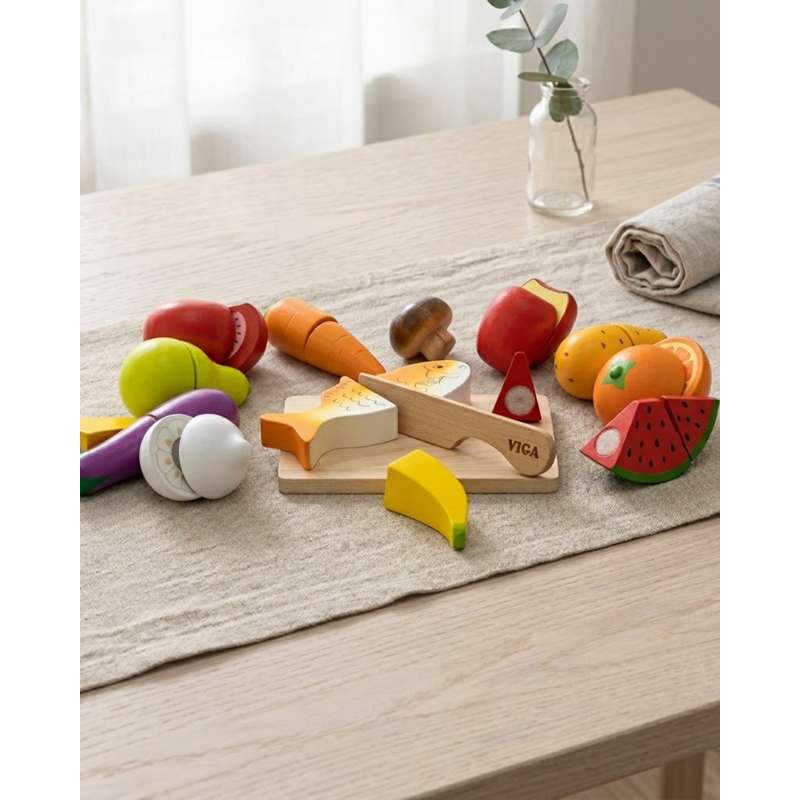Kid'oh Play Food - Cutting board and Food 