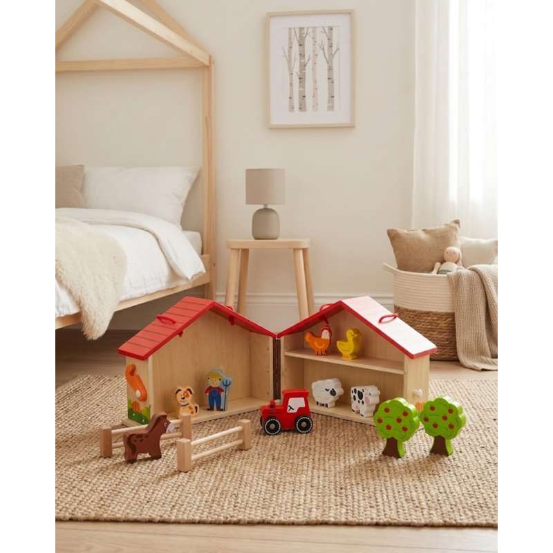 Kid'oh Pull Toy - My First Farm with Animals 