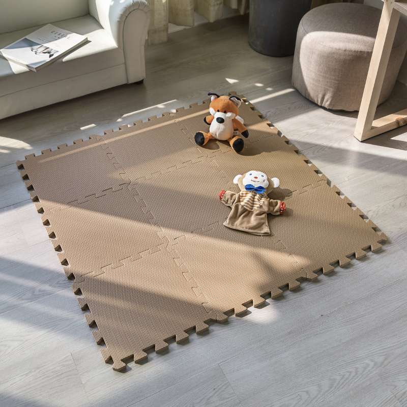 Kid'oh Schaumspielboden - 9 Teile - Nougat 