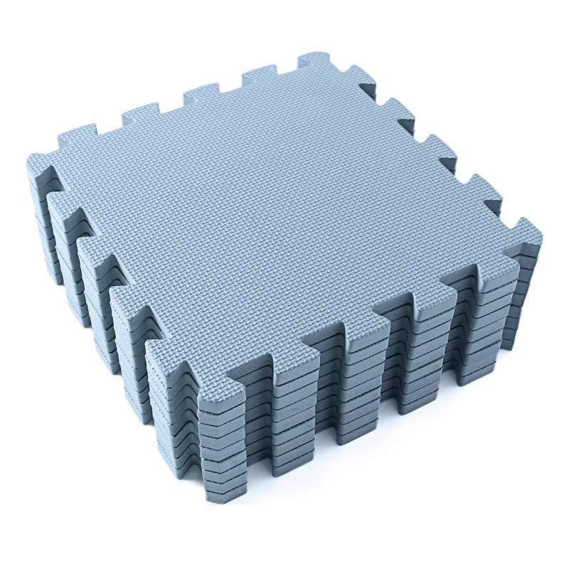 Kid'oh Foam play mat - 9 pieces - Dusty Blue 