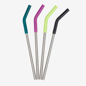 Klean Kanteen Paiete de inox cu vârf din silicon - 4-pachet - 8mm - Multi Color 