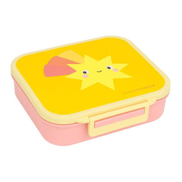 A Little Lovely Company Lunchbox with 3 Compartments - Shooting Star 