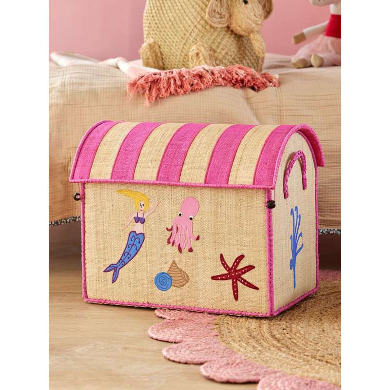 RICE Casa di stoccaggio in rafia - Mermaid - Medio 