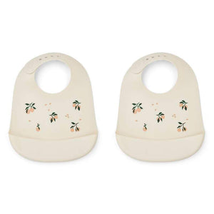 Liewood Tilda Hagesmække - 2-pack - Silicone - Pêssego/Mistura de Concha do Mar 