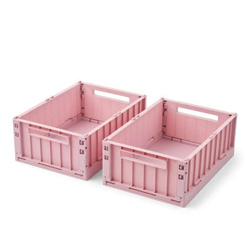 Liewood Weston Storage Box - Medium - 2-pack - Rose Blush