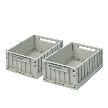 Liewood Weston Pudełko do Przechowywania - Medium - 2-pak - Dove Blue