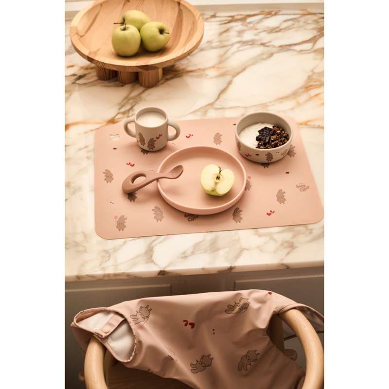 Liewood Vivi Baby Dining Set - 4 pieces - Silicone - Wild Child/Rosey