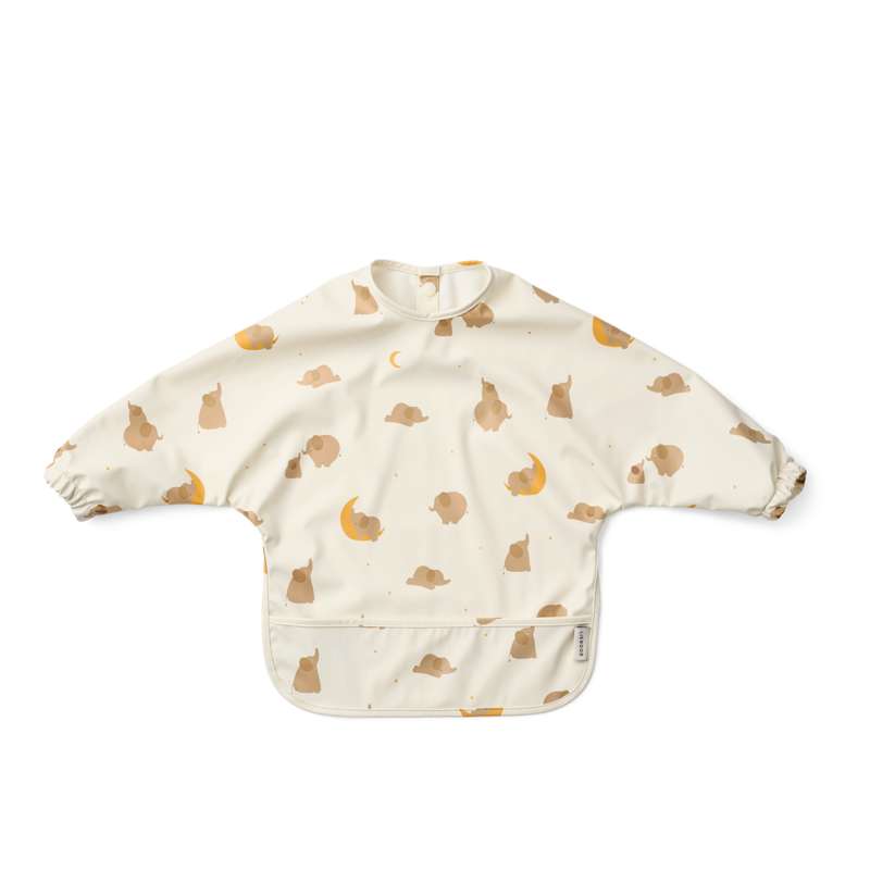 Liewood Merle Cape Bib Essschürze - Elefant/Creme de la Creme 