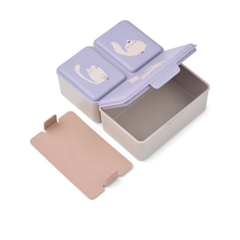 Liewood Driss Coin Purse - Cat/Warm Lilac 