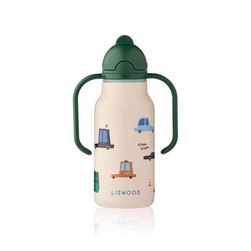 Liewood Kimmie láhev na pití - Nerezová ocel - 250 ml - Cars/Sandy 