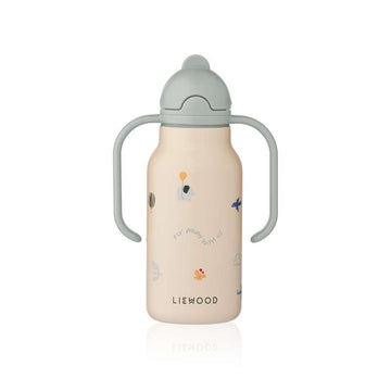 Liewood Kimmie Trinkflasche - Edelstahl - 250ml - Flying/Sandy