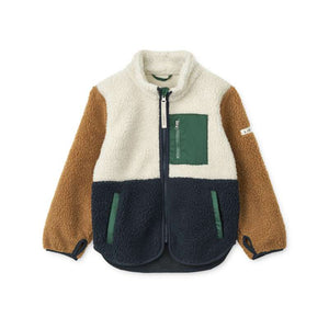 Liewood Nolan Pile Jacket - Classic Navy Multi Mix 