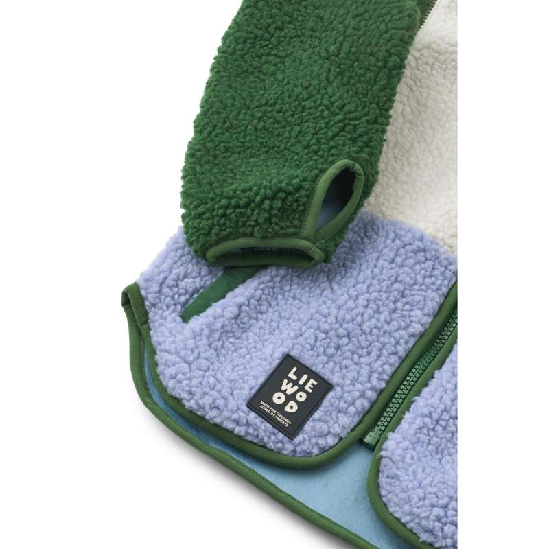 Liewood Geaca din fleece Nolan - Lavandă prăfuită Multi Mix 