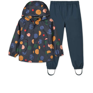 Liewood Pedia Raincoat Set - Universe/Classic Navy 