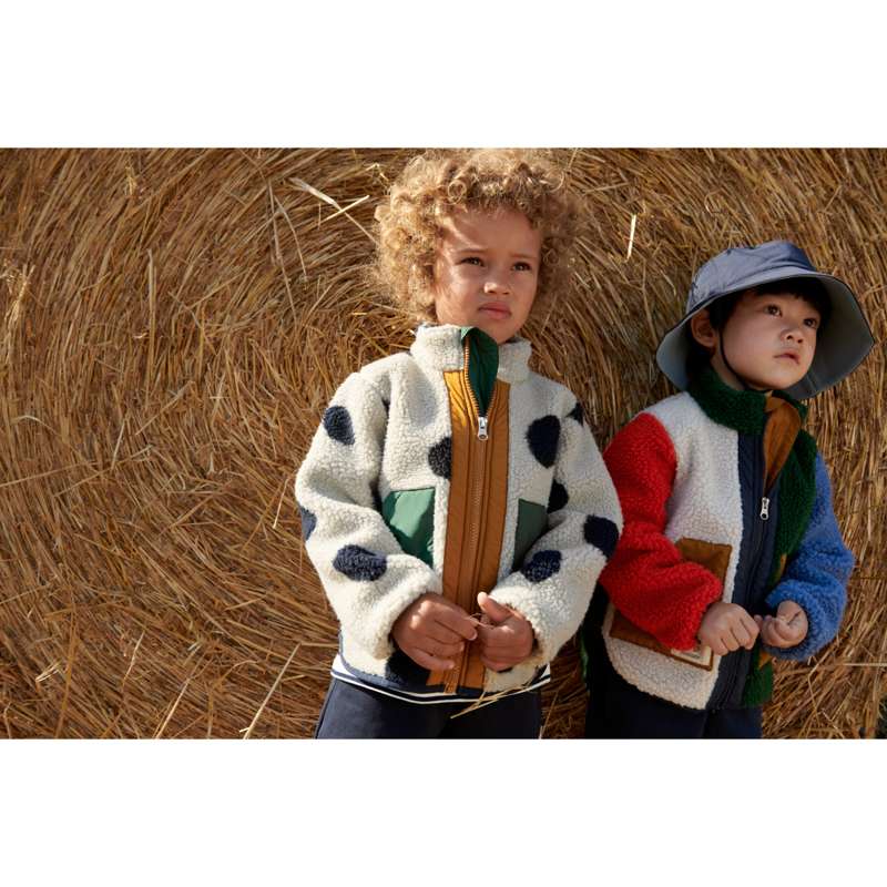 Liewood Jachetă fleece Noam - Spot Dots/Mist 
