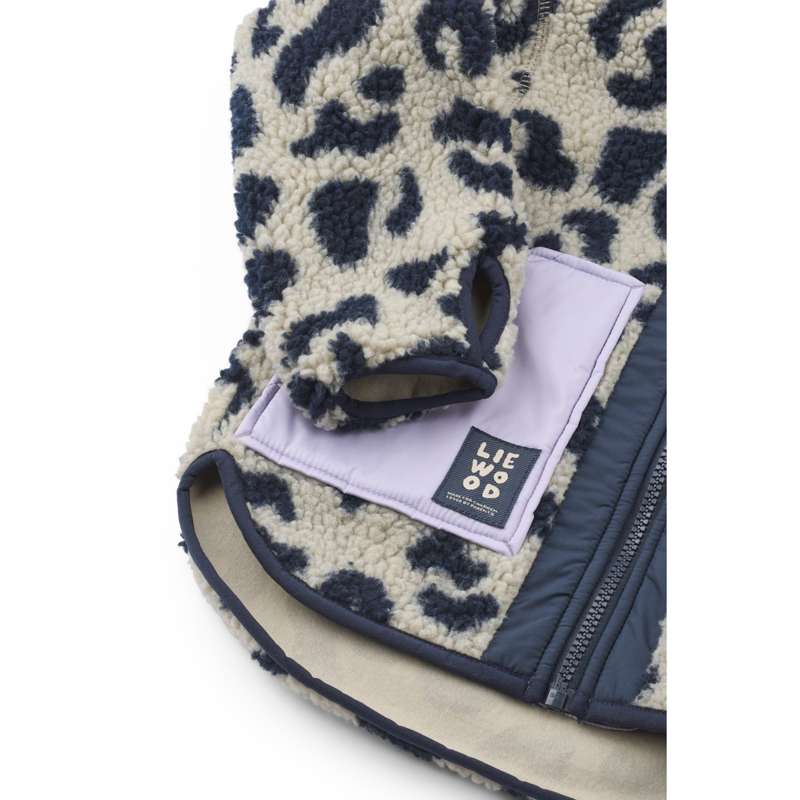 Liewood Jachetă fleece Noam - Mega Leo/Mist Mix 