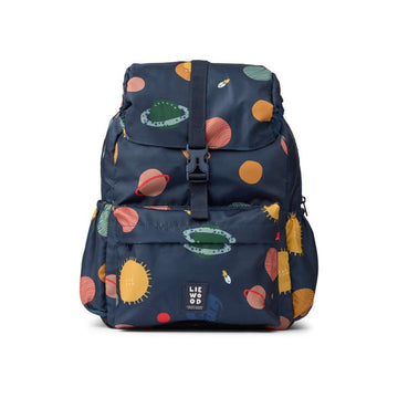 Liewood Mochila Johnny para a escola - Universe/Classic Navy 