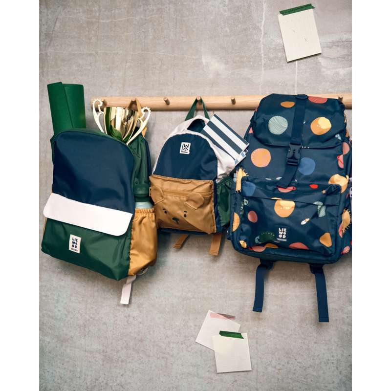 Liewood Johnny plecak szkolny - Universe/Classic Navy 