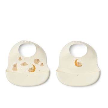 Liewood Ember Hagesmæk - 2er-Pack - Elephant/Creme de la Creme 
