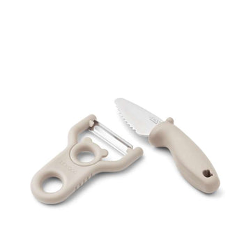 Liewood Pertense Peeler & Knife Set - Sandy