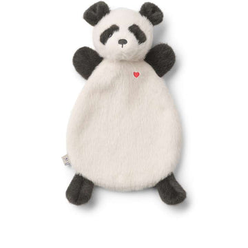 Liewood Roy Nussekludsbamse - Panda - Piesková/Tmavo šedá 