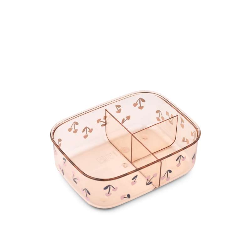 Liewood Arthur Divided Lunchbox - Tritan - Cherry Heart Liewood/Rosey 
